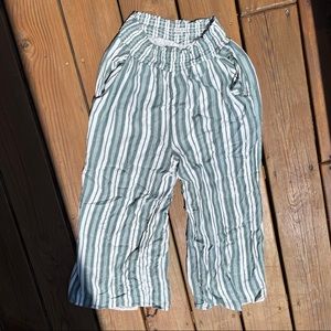 american eagle striped pants size small